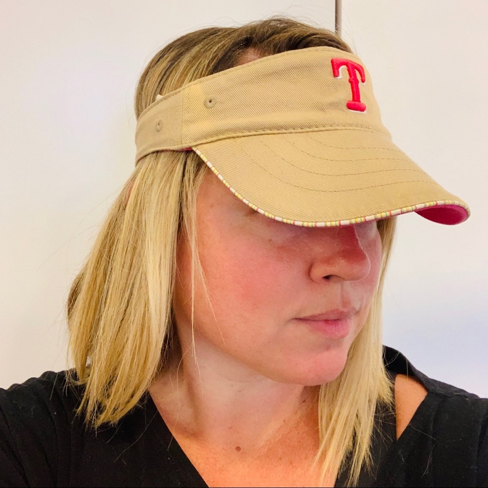 Texas rangers visor hat